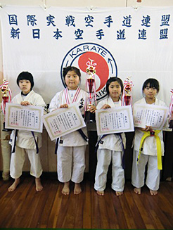 真正会 熊本支部組手 小学３・４年生女子Bクラス