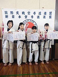 真正会 熊本支部組手 小学５・６年生女子Aクラス