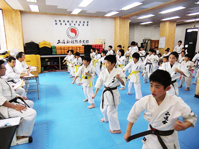 真正会 熊本支部少年部審査会