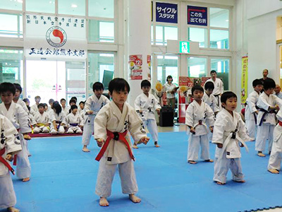 真正会 熊本支部正道会館ジュニア空手初級 記念演武会