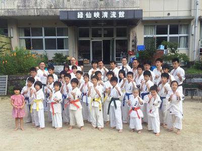 真正会 熊本支部少年部夏合宿（山都町清流館）