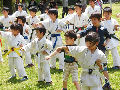 真正会 熊本支部青空教室　合同稽古