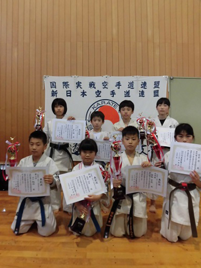 真正会 熊本支部第15回正道会館熊本県ジュニア空手道交流大会形競技 小学３・４年生クラス
