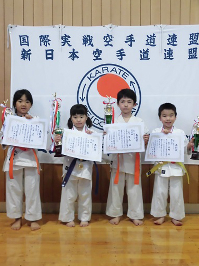 真正会 熊本支部第15回正道会館熊本県ジュニア空手道交流大会組手競技 年長クラス