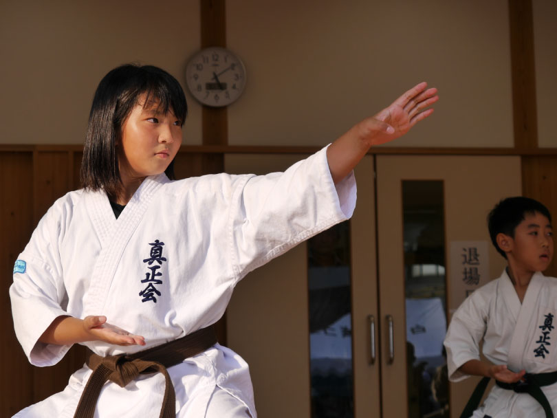 白川教室地域交流演武会