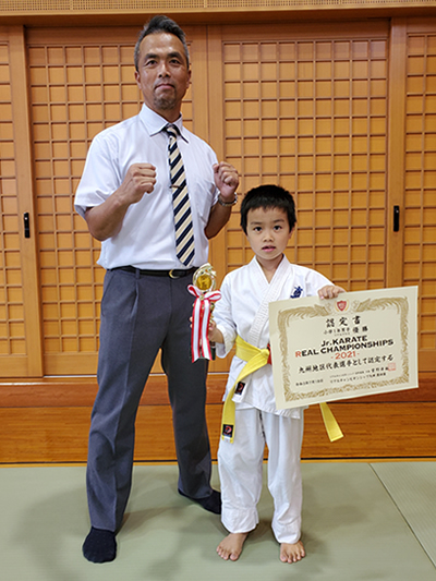 小学1年男子　優勝　竹下英希