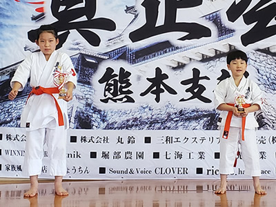 基本三種 エンジ・柿帯 優勝 宮田知世 準優勝 橋本虎太郎