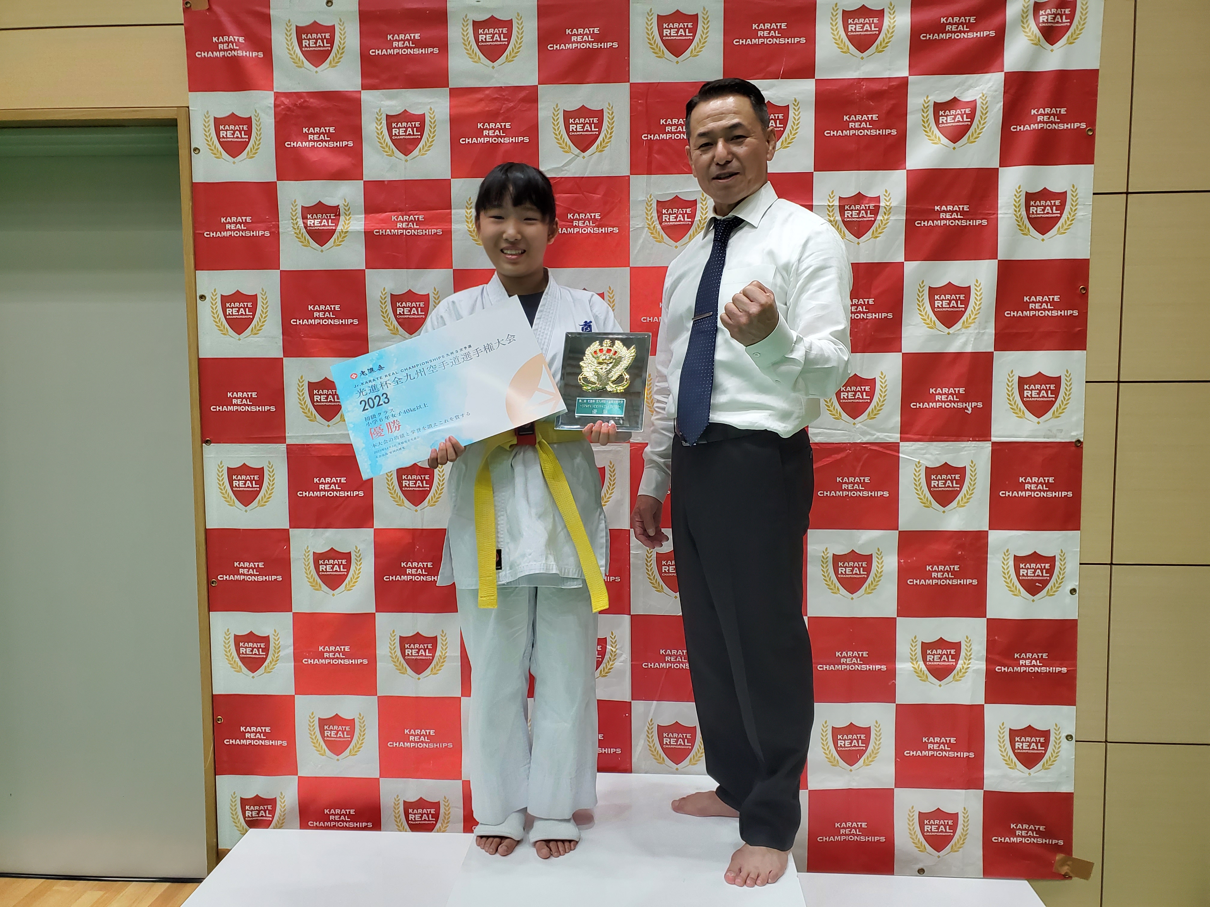 初級小学６年女子 40kg以上 優勝 安田彩花楓